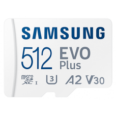Карта пам'ятi SAMSUNG MICROSDXC 512 GB EVO PLUS A2 V30